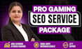 pro game off page SEO backlinks building with guest post for top google ranking