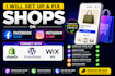 setup facebook shop, instagram shop sync with shopify