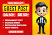 do guest post high quality website with dofollow seo backlink