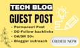 provide tech guest post on technology blogs