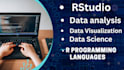 do rstudio, r programming, data analysis, visualization and machine learning