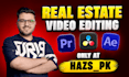 do professional real estate video editing