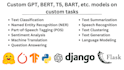 train gpt, bert like models on any data and task