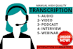 do fast and accurate audio to text transcription