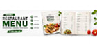 design an editable restaurant menu professionally