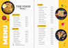 design editable restaurant menu, food menu