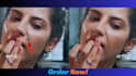 remove unwanted objects from the face of the model in video