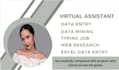 do data entry, web research, professional VA