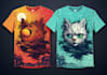 make custom graphic t shirt design within 24 hours