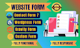 fix or create wordpress form, gravity form or contact form 7