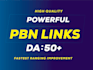 100 you will get powerful homepage backlinks