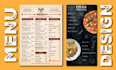 design or redesign restaurant food menu and digital menu
