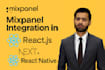 mixpanel integration in react js, next js and react native