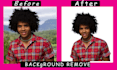 do background remove cut out photo photo editing