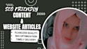 write SEO friendly, flawless content and website article