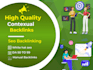 create high authority white hat contextual dofollow seo backlinks