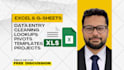 do data cleaning, graphs and tables in excel and google sheets