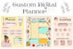 do digital planner, printable planner and journal design