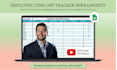 send you an employee pto time off tracker google sheets template