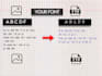 convert your handwritten font to digital ttf file