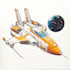 draw spaceship logo and friendship portrait