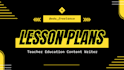 create ai free educational lesson plans