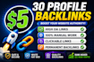 do high quality profile and SEO backlinks manually