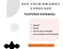 teach you swahili, learn from a native speaker