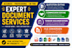 do quotation editing, commission editing, tender documentation, file conversion