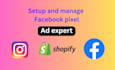 setup facebook pixel shopify, conversion API, google analytics 4