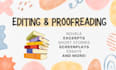 edit and proofread your creative writing