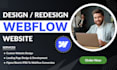 design webflow website, convert figma to webflow or redesign your webflow site
