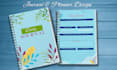 design digital journal, daily planner, printable planners and journals
