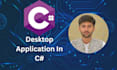 develop a custom c sharp desktop application for windows