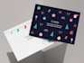 make an illustration for a postcard