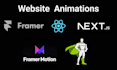 add animations in react and framer with framer motion and gsap
