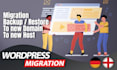 move your wordpress website to a new server or domain