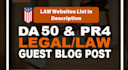 publish law guest posts on legal website