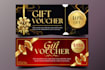 design unique gift voucher, card and gift certificate