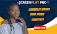 write stage play, stage drama, screen play, screen writing