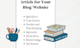 write creative and unique article
