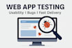 test your website or web app for usability, bugs, and performance