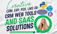 create custom CRM, erp, pos and business management solutions
