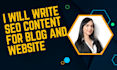 write tech, SEO article writing, and content writing