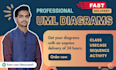create uml use case, class, and sequence diagrams