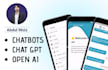 create custom chatbots apps and web apps using gpt