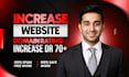 increase DR to 70 with high authority contextual SEO backlinks