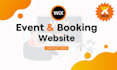develop your wix booking website and wix event website design
