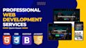 design and develop responsive websites using html css javascript and bootstrap