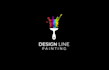 modern elegant painting logo design